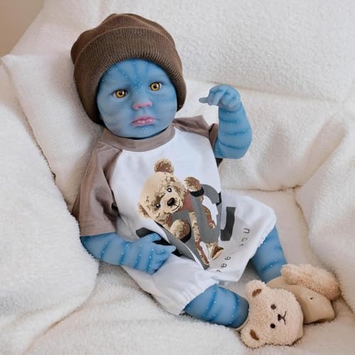 RXDOLL Avatar Reborn Babypuppen, Silikon, Ganzkörper-Vinyl-Mädchen, 50,8 cm, lebensechte realistische Neugeborene, erwachte Babypuppen, die echt aussehen, handgefertigtes Spielzeug, Geschenke für RXDOLL Avatar Reborn Babypuppen, Silikon, Ganzkörper-Vinyl-Mädchen, 50,8 cm, lebensechte realistische Neugeborene, erwachte Babypuppen, die echt aussehen, handgefertigtes Spielzeug, Geschenke für von RXDOLL