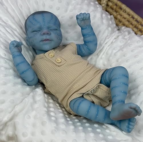 RXDOLL Avatar Reborn Babypuppen Mädchen 18 Zoll Schlafend Realistisch Neugeborenes Mädchen Weicher Tuchkörper Lebensechte Avatar Babypuppen, die Echt Silikon Babys Elf Puppe aussehen RXDOLL Avatar Reborn Babypuppen Mädchen 18 Zoll Schlafend Realistisch Neugeborenes Mädchen Weicher Tuchkörper Lebensechte Avatar Babypuppen, die Echt Silikon Babys Elf Puppe aussehen von RXDOLL