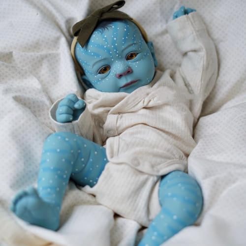 RXDOLL Avatar Reborn Puppen 18 Zoll Silikon Ganzer Vinylkörper Realistische Babypuppe Gemaltes Haar Das Aussehen Echt Lebensecht Babypuppen Handgemachte Neugeborene Babypuppen Spielzeug RXDOLL Avatar Reborn Puppen 18 Zoll Silikon Ganzer Vinylkörper Realistische Babypuppe Gemaltes Haar Das Aussehen Echt Lebensecht Babypuppen Handgemachte Neugeborene Babypuppen Spielzeug von RXDOLL