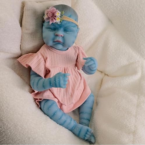 RXDOLL Avatar Reborn Puppen 20 Zoll Silikon Ganzer Vinylkörper Realistische Babypuppen, die echt aussehen Babypuppe Mädchen Schlafen Neugeborene Babys Bemalte Haare Spielzeug Geschenke RXDOLL Avatar Reborn Puppen 20 Zoll Silikon Ganzer Vinylkörper Realistische Babypuppen, die echt aussehen Babypuppe Mädchen Schlafen Neugeborene Babys Bemalte Haare Spielzeug Geschenke von RXDOLL