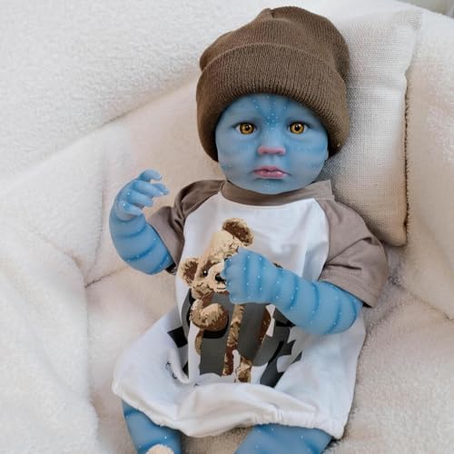 RXDOLL Awake Avatar Vinyl Boy Reborn Babypuppen Silikon Ganzkörper 50,8 cm lebensechte realistische Neugeborene Babypuppen, die echt aussehen wasserdichtes Spielzeug Geschenke für Kinder ab 3 Jahren RXDOLL Awake Avatar Vinyl Boy Reborn Babypuppen Silikon Ganzkörper 50,8 cm lebensechte realistische Neugeborene Babypuppen, die echt aussehen wasserdichtes Spielzeug Geschenke für Kinder ab 3 Jahren von RXDOLL