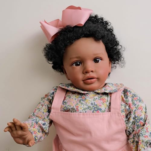 RXDOLL Big Size Reborn Toddler Girl Pippa 26 Inch Life Size Reborn Baby Dolls Cloth Body Realistic Baby Dolls That Look Real Children Toddler Babies Bebes Doll for Age 3+ RXDOLL Big Size Reborn Toddler Girl Pippa 26 Inch Life Size Reborn Baby Dolls Cloth Body Realistic Baby Dolls That Look Real Children Toddler Babies Bebes Doll for Age 3+ von RXDOLL