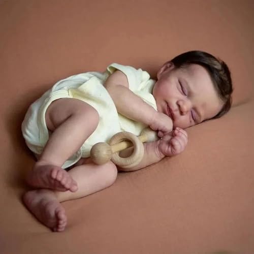 RXDOLL Full Silicone Reborn Baby Dolls Girl Pascale 18 Inch Realistic Baby Doll Silicone Full Body Lifelike Anatomically Correct Reborn Dolls with Feeding Toys von RXDOLL