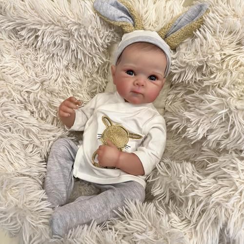 RXDOLL Ganzkörper-Silikon-Baby-Puppe, Jungen, 45,7 cm, waschbar, realistisch, Kleinkind-Puppe, echtes Leben, Baby-Puppen, authentisches Kleinkindspielzeug, Geschenke für Kinder ab 3 Jahren RXDOLL Ganzkörper-Silikon-Baby-Puppe, Jungen, 45,7 cm, waschbar, realistisch, Kleinkind-Puppe, echtes Leben, Baby-Puppen, authentisches Kleinkindspielzeug, Geschenke für Kinder ab 3 Jahren von RXDOLL