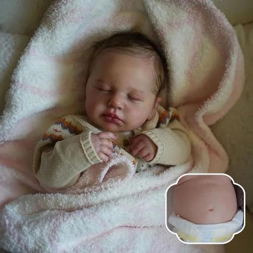RXDOLL Ganzkörper Silikon Reborn Babypuppen Mädchen 20 Zoll Realistische Neugeborene Babypuppen Wasserdicht Leben Wie Reborn Babys, Die Echte Babys Mädchen Geschenke Für Alter 3+ RXDOLL Ganzkörper Silikon Reborn Babypuppen Mädchen 20 Zoll Realistische Neugeborene Babypuppen Wasserdicht Leben Wie Reborn Babys, Die Echte Babys Mädchen Geschenke Für Alter 3+ von RXDOLL