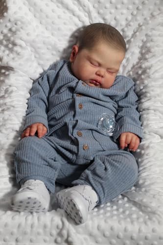 RXDOLL Große Größe Reborn Kleinkind Junge 60CM Realistische Reborn Baby Puppen Augen Geschlossen Lebensechte Babypuppen Die echt Aussehen Leben Toddler Baby Puppe Geburtstagsgeschenk RXDOLL Große Größe Reborn Kleinkind Junge 60CM Realistische Reborn Baby Puppen Augen Geschlossen Lebensechte Babypuppen Die echt Aussehen Leben Toddler Baby Puppe Geburtstagsgeschenk von RXDOLL