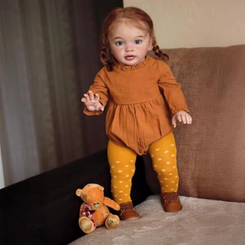 RXDOLL Große Größe Reborn Kleinkind Puppe Pippa 26 Zoll Realistische Reborn Babypuppen Kleinkind Mädchen Weiches Tuch Körper Gewichtete Babypuppen Die Echt Silikon Babys Mädchen Geschenke RXDOLL Große Größe Reborn Kleinkind Puppe Pippa 26 Zoll Realistische Reborn Babypuppen Kleinkind Mädchen Weiches Tuch Körper Gewichtete Babypuppen Die Echt Silikon Babys Mädchen Geschenke von RXDOLL