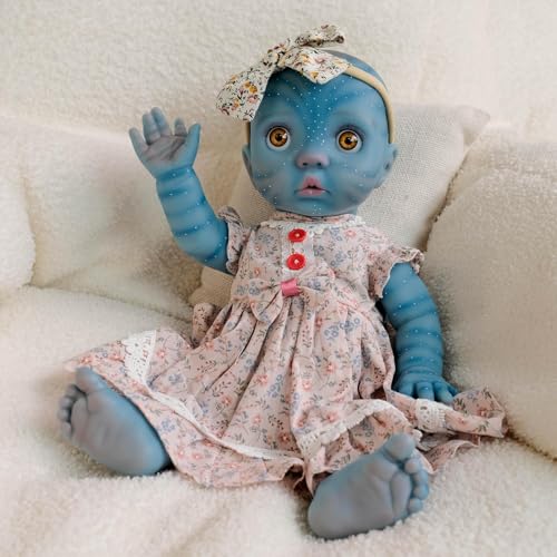 RXDOLL Kleine Reborn Babypuppen 16 Zoll Avatar Puppe Realistische Silikon Ganzkörper Vinyl Anatomisch Korrekt Real Life Babypuppen Neugeborene Babys Spielzeug Geschenke für Kinder RXDOLL Kleine Reborn Babypuppen 16 Zoll Avatar Puppe Realistische Silikon Ganzkörper Vinyl Anatomisch Korrekt Real Life Babypuppen Neugeborene Babys Spielzeug Geschenke für Kinder von RXDOLL