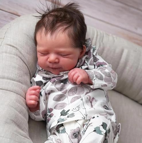 RXDOLL Lebensechte Reborn-Babypuppen, Silikon, Ganzkörper-Mädchen, 45,7 cm, realistische Neugeborenen-Puppen, die echt aussehen, anatomisch korrekte Babypuppe, waschbares Spielzeug für Kinder ab 3 RXDOLL Lebensechte Reborn-Babypuppen, Silikon, Ganzkörper-Mädchen, 45,7 cm, realistische Neugeborenen-Puppen, die echt aussehen, anatomisch korrekte Babypuppe, waschbares Spielzeug für Kinder ab 3 von RXDOLL
