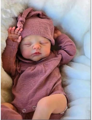 RXDOLL Life Like Reborn Baby Dolls Girl 18 Inch Sleeping Newborn Doll Boy Realistic Baby Dolls That Look Real Soft Body Weighted Silicone Babies Doll with Feeding Toy RXDOLL Life Like Reborn Baby Dolls Girl 18 Inch Sleeping Newborn Doll Boy Realistic Baby Dolls That Look Real Soft Body Weighted Silicone Babies Doll with Feeding Toy von RXDOLL
