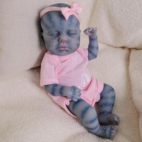 RXDOLL Mini Avatar Reborn Babypuppen Realistische 30,5 cm Silikon Ganzkörper Mädchen Lebensechte Babypuppen Wasserdicht Schlafen Neugeborene Babypuppe Spielzeug für Kinder RXDOLL Mini Avatar Reborn Babypuppen Realistische 30,5 cm Silikon Ganzkörper Mädchen Lebensechte Babypuppen Wasserdicht Schlafen Neugeborene Babypuppe Spielzeug für Kinder von RXDOLL