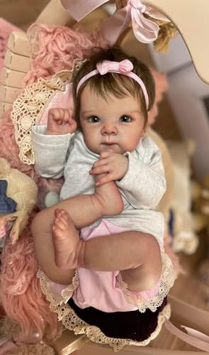 RXDOLL Niedliche Reborn-Babypuppen, Ganzk?rper-Silikon-M?dchen, 45,7 cm, realistisches Neugeborenenes, echtes Leben, Silikon-Babys, anatomisch korrekt, Badepuppe, Spielzeug f¨¹r M?dchen ab 3 Jahren RXDOLL Niedliche Reborn-Babypuppen, Ganzk?rper-Silikon-M?dchen, 45,7 cm, realistisches Neugeborenenes, echtes Leben, Silikon-Babys, anatomisch korrekt, Badepuppe, Spielzeug f¨¹r M?dchen ab 3 Jahren von RXDOLL