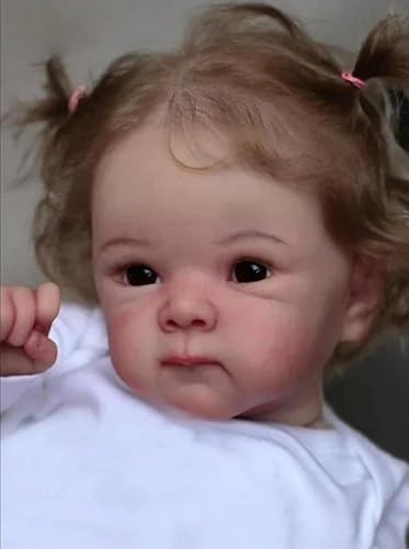 RXDOLL Real Life Reborn Babypuppen, Mädchen, 45,7 cm, realistische Neugeborenen-Puppe, weicher Stoffkörper, lebensechte Babypuppen, die aus echtem Silikon aussehen, Geschenke für Kinder ab 3 Jahren RXDOLL Real Life Reborn Babypuppen, Mädchen, 45,7 cm, realistische Neugeborenen-Puppe, weicher Stoffkörper, lebensechte Babypuppen, die aus echtem Silikon aussehen, Geschenke für Kinder ab 3 Jahren von RXDOLL