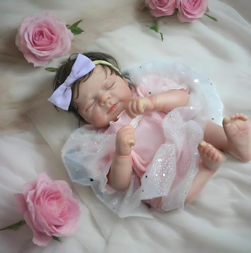 RXDOLL Real Life Reborn Babypuppen Silikon Ganzkörper 18 Zoll Handgemachte Lebensechte Babypuppe Mädchen Neugeborene Frühchen Anatomisch Korrekte Babypuppen Wasserdichtes Spielzeug für Kinder RXDOLL Real Life Reborn Babypuppen Silikon Ganzkörper 18 Zoll Handgemachte Lebensechte Babypuppe Mädchen Neugeborene Frühchen Anatomisch Korrekte Babypuppen Wasserdichtes Spielzeug für Kinder von RXDOLL