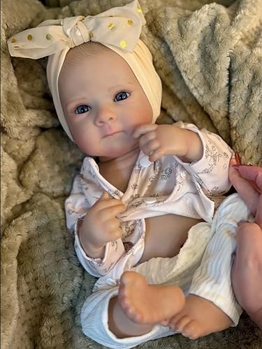 RXDOLL Real Reborn Babypuppen Silikon Ganzkörper Mädchen 18 Zoll Lebensechte Neugeborene Puppe Realistische Babypuppen, die echt aussehen Anatomisch Korrekt Vollsilikon Babies Puppe RXDOLL Real Reborn Babypuppen Silikon Ganzkörper Mädchen 18 Zoll Lebensechte Neugeborene Puppe Realistische Babypuppen, die echt aussehen Anatomisch Korrekt Vollsilikon Babies Puppe von RXDOLL