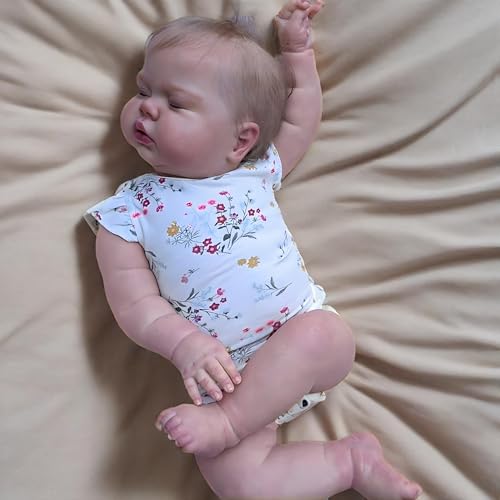 RXDOLL Realistische Babypuppen 24 Zoll 60 cm Weiche Silikon-Reborn-Kleinkindpuppen Lebensechte Neugeborenen-Schlafpuppen Stoffkörper Handgefertigtes Spielzeug Geschenke für Kinder ab 3 Jahren RXDOLL Realistische Babypuppen 24 Zoll 60 cm Weiche Silikon-Reborn-Kleinkindpuppen Lebensechte Neugeborenen-Schlafpuppen Stoffkörper Handgefertigtes Spielzeug Geschenke für Kinder ab 3 Jahren von RXDOLL