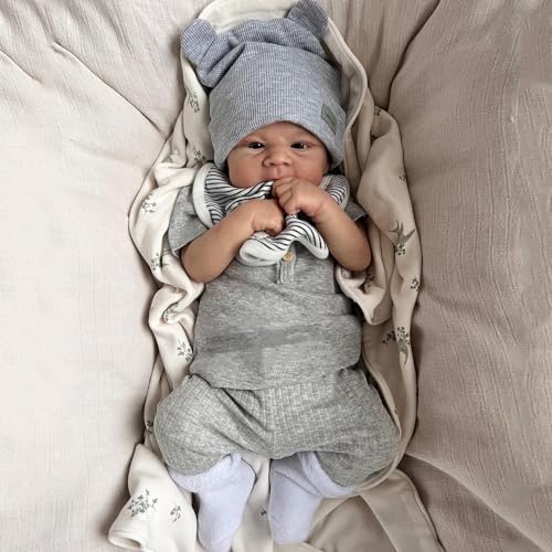 RXDOLL Realistische Babypuppen für Neugeborene, offene Kinderaugen, 17 Zoll, Ganzkörperpuppen, Silikon, wiedergeboren Vinyl, anatomisch korrekt, Babypuppe, Silikonpuppe RXDOLL Realistische Babypuppen für Neugeborene, offene Kinderaugen, 17 Zoll, Ganzkörperpuppen, Silikon, wiedergeboren Vinyl, anatomisch korrekt, Babypuppe, Silikonpuppe von RXDOLL