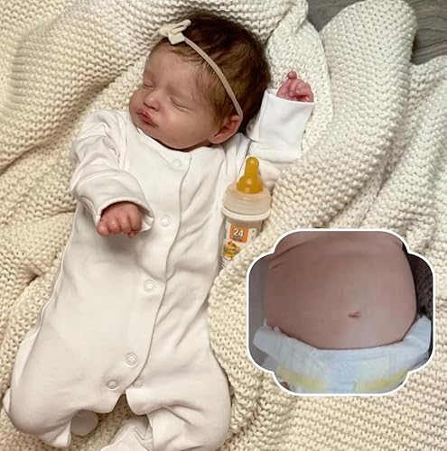 RXDOLL Realistische Neugeborenen-Puppe, Mädchen, 50,8 cm, Ganzkörper-Silikon-Puppen, die im echten Leben aussehen, schlafende Baby-Puppe, anatomisch korrekt, für Kinder ab 3 Jahren RXDOLL Realistische Neugeborenen-Puppe, Mädchen, 50,8 cm, Ganzkörper-Silikon-Puppen, die im echten Leben aussehen, schlafende Baby-Puppe, anatomisch korrekt, für Kinder ab 3 Jahren von RXDOLL