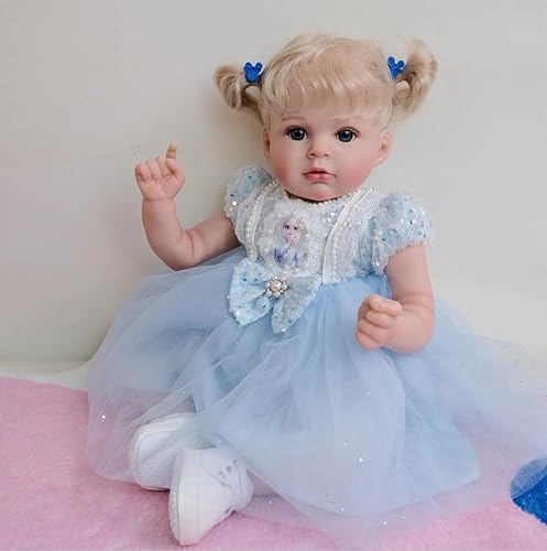 RXDOLL Realistische Reborn Baby Puppen 20 Zoll Weiche Tuch Körper Lebensechte Puppe, die echtes Leben Gewichte Neugeborene handgemachte Geschenke für Kinder Alter 3+ RXDOLL Realistische Reborn Baby Puppen 20 Zoll Weiche Tuch Körper Lebensechte Puppe, die echtes Leben Gewichte Neugeborene handgemachte Geschenke für Kinder Alter 3+ von RXDOLL