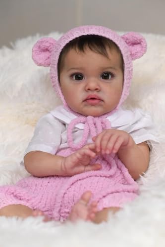RXDOLL Realistische Reborn Baby Puppen Mädchen 50CM Lebensechte Neugeborene Baby Puppe Die echt Aussehen Leben Babypuppen Handgefertigte Reborn Puppe mit Weichem Stoffkörper RXDOLL Realistische Reborn Baby Puppen Mädchen 50CM Lebensechte Neugeborene Baby Puppe Die echt Aussehen Leben Babypuppen Handgefertigte Reborn Puppe mit Weichem Stoffkörper von RXDOLL