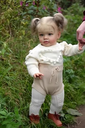 RXDOLL Realistische Reborn-Babypuppe, 66 cm, Reborn-Kleinkind-Puppe, weicher gewichteter Stoffkörper, echtes Leben, Babypuppe, verwurzeltes Haar, lebensechte Kleinkind-Puppen für Kinder ab 3 Jahren RXDOLL Realistische Reborn-Babypuppe, 66 cm, Reborn-Kleinkind-Puppe, weicher gewichteter Stoffkörper, echtes Leben, Babypuppe, verwurzeltes Haar, lebensechte Kleinkind-Puppen für Kinder ab 3 Jahren von RXDOLL