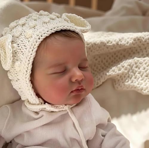 RXDOLL Realistische Reborn-Babypuppe, Stoffkörper, 50,8 cm, lebensechte Neugeborene, die echt aussehende Babypuppe aussehen, weiche Gliedmaßen, beweglich mit schöner Kleidung für Kinder ab 3 Jahren von RXDOLL