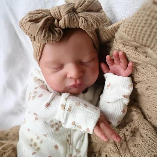 RXDOLL Realistische Reborn-Babypuppen, 50,8 cm, lebensechte Babypuppen, Stoffkörper, weiche Vinyl-Gliedmaßen, echtes Leben, Babypuppe mit vollem Zubehör, Geschenke für Kinder ab 3 Jahren RXDOLL Realistische Reborn-Babypuppen, 50,8 cm, lebensechte Babypuppen, Stoffkörper, weiche Vinyl-Gliedmaßen, echtes Leben, Babypuppe mit vollem Zubehör, Geschenke für Kinder ab 3 Jahren von RXDOLL
