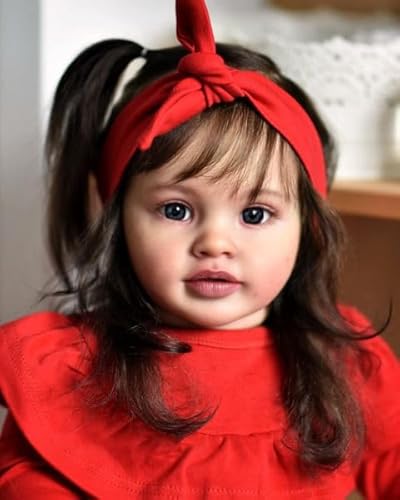RXDOLL Realistische Reborn Babypuppen Mädchen 66 cm große Größe Reborn Kleinkind Mädchen Stoffkörper lebensechte Babypuppen aus echtem Silikon für Babys ab 3 Jahren RXDOLL Realistische Reborn Babypuppen Mädchen 66 cm große Größe Reborn Kleinkind Mädchen Stoffkörper lebensechte Babypuppen aus echtem Silikon für Babys ab 3 Jahren von RXDOLL