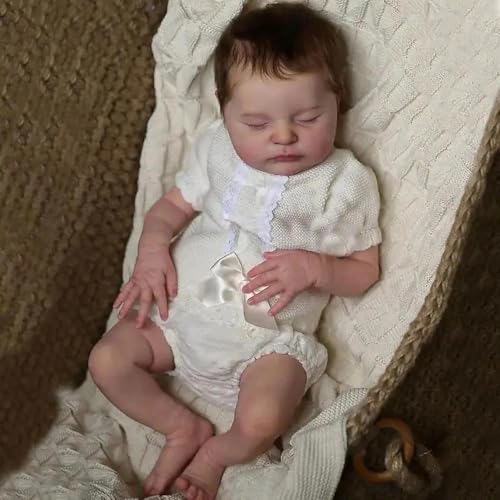 RXDOLL Realistische Reborn Babypuppen Mädchen Laura 20 Zoll Silikon Ganzkörper Neugeborene Puppen, die echt aussehen Anatomisch korrekt Babys Kleinkind Frühchen Größe Mädchen Puppe RXDOLL Realistische Reborn Babypuppen Mädchen Laura 20 Zoll Silikon Ganzkörper Neugeborene Puppen, die echt aussehen Anatomisch korrekt Babys Kleinkind Frühchen Größe Mädchen Puppe von RXDOLL