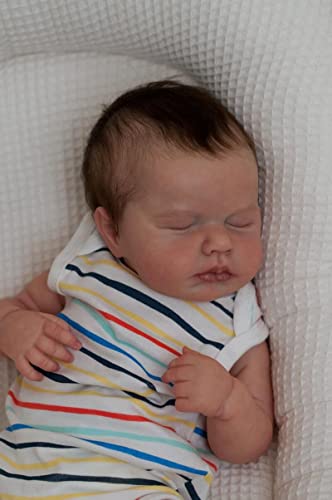 RXDOLL Realistische Reborn Babypuppen Schlafender Junge 20 Zoll Silikon Ganzkörper Vinyl Anatomisch Korrekt Lebensechte Babypuppe Neugeborene Babys Wasserdichtes Spielzeug Geschenke RXDOLL Realistische Reborn Babypuppen Schlafender Junge 20 Zoll Silikon Ganzkörper Vinyl Anatomisch Korrekt Lebensechte Babypuppe Neugeborene Babys Wasserdichtes Spielzeug Geschenke von RXDOLL