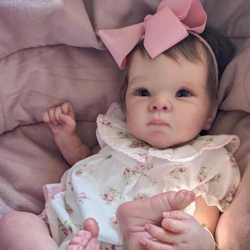 RXDOLL Realistische Reborn Babypuppen Silikon Ganzkörper Mädchen 18 Zoll Lebensechte Babypuppen, die echt aussehen Neugeborenes Säugling Babypuppe Anatomisch Korrektes Spielzeug Kinder RXDOLL Realistische Reborn Babypuppen Silikon Ganzkörper Mädchen 18 Zoll Lebensechte Babypuppen, die echt aussehen Neugeborenes Säugling Babypuppe Anatomisch Korrektes Spielzeug Kinder von RXDOLL