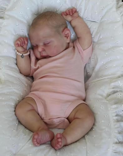 RXDOLL Realistische Reborn Babypuppen Silikon Ganzkörper Mädchen 20 Zoll Lebensechte Anatomisch Korrekte Neugeborene Babypuppen, die echt aussehen Silikon Babys Puppe Gemalte Haare RXDOLL Realistische Reborn Babypuppen Silikon Ganzkörper Mädchen 20 Zoll Lebensechte Anatomisch Korrekte Neugeborene Babypuppen, die echt aussehen Silikon Babys Puppe Gemalte Haare von RXDOLL