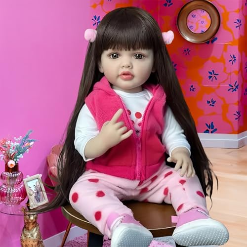 RXDOLL Realistische Reborn Babypuppen Silikon Ganzkörper Vinyl Mädchen 55,9 cm Anatomisch Korrekt Lebensechte Babypuppe Wasserdicht Handgefertigt Kleinkind Spielzeug für Kinder Geschenke RXDOLL Realistische Reborn Babypuppen Silikon Ganzkörper Vinyl Mädchen 55,9 cm Anatomisch Korrekt Lebensechte Babypuppe Wasserdicht Handgefertigt Kleinkind Spielzeug für Kinder Geschenke von RXDOLL