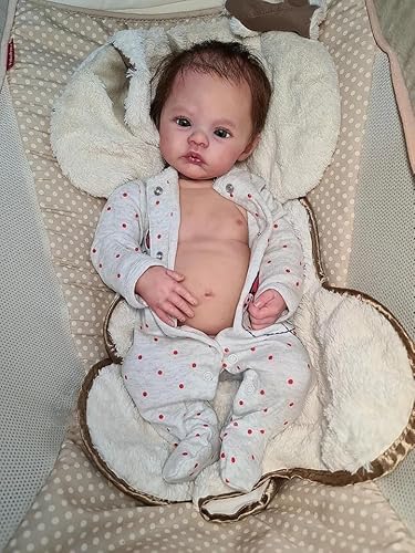 RXDOLL Realistische Reborn-Puppen, 45,7 cm, Silikon, Ganzkörper-Vinyl, anatomisch korrekt, lebensechte Babypuppe, Mädchen, waschbar, für Neugeborene, Babyspielzeug, Geschenke für Kinder ab 3 Jahren RXDOLL Realistische Reborn-Puppen, 45,7 cm, Silikon, Ganzkörper-Vinyl, anatomisch korrekt, lebensechte Babypuppe, Mädchen, waschbar, für Neugeborene, Babyspielzeug, Geschenke für Kinder ab 3 Jahren von RXDOLL