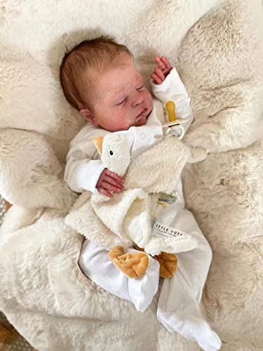 RXDOLL Realistische Wiedergeborene Babypuppen 50 cm Weiches Tuch Körper Schlaf Lebhafte Babypuppen, die wirkliche Leben Babys Preemie Babypuppe Echte Haut Geschenke für Kinder Aussehen RXDOLL Realistische Wiedergeborene Babypuppen 50 cm Weiches Tuch Körper Schlaf Lebhafte Babypuppen, die wirkliche Leben Babys Preemie Babypuppe Echte Haut Geschenke für Kinder Aussehen von RXDOLL