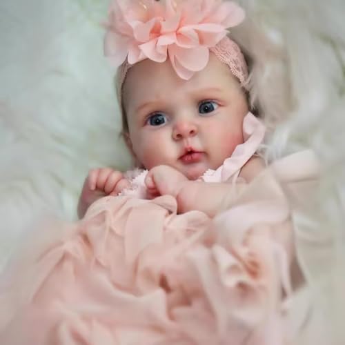 RXDOLL Realistische Wiedergeborene Puppen 48 cm Weiches Tuch Körper Gewicht Neugeborene Babypuppe, die wie EIN echtes Leben aussieht wie Babypuppe Blaue Augen Spielzeug Geschenke für Kinder RXDOLL Realistische Wiedergeborene Puppen 48 cm Weiches Tuch Körper Gewicht Neugeborene Babypuppe, die wie EIN echtes Leben aussieht wie Babypuppe Blaue Augen Spielzeug Geschenke für Kinder von RXDOLL