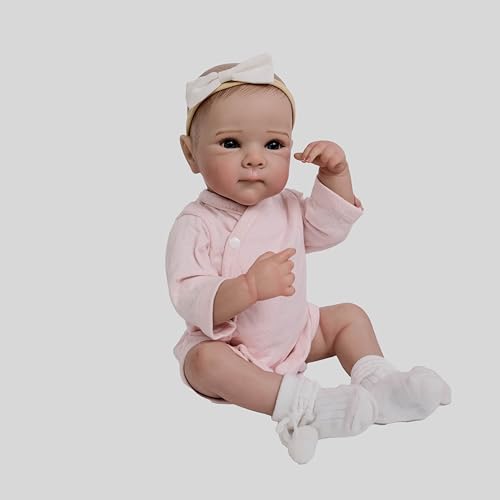 RXDOLL Reborn Baby Pickle Doll Realistic 24 Inch Soft Cloth Body Sleeping Reborn Toddler Dolls That Look Real Life Baby Dolls Newborn Babies Toy Gifts for Kids RXDOLL Reborn Baby Pickle Doll Realistic 24 Inch Soft Cloth Body Sleeping Reborn Toddler Dolls That Look Real Life Baby Dolls Newborn Babies Toy Gifts for Kids von RXDOLL