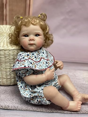 RXDOLL Reborn Baby Puppen Realistische 18 Zoll Silikon Ganzkörper Vinyl Lifelike Babys Puppe Mädchen wasserdichte Neugeborene Puppen, die echte Puppe Spielzeug für Kinder Alter 3+ RXDOLL Reborn Baby Puppen Realistische 18 Zoll Silikon Ganzkörper Vinyl Lifelike Babys Puppe Mädchen wasserdichte Neugeborene Puppen, die echte Puppe Spielzeug für Kinder Alter 3+ von RXDOLL