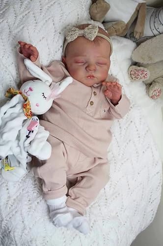 RXDOLL Reborn Baby Puppen Realistische 19 Zoll Weiche Tuch Körper Lebensechte Babypuppe Neugeborene Schlafen Handgemachte Kleinkind Spielzeug für Kinder Alter 3+ RXDOLL Reborn Baby Puppen Realistische 19 Zoll Weiche Tuch Körper Lebensechte Babypuppe Neugeborene Schlafen Handgemachte Kleinkind Spielzeug für Kinder Alter 3+ von RXDOLL