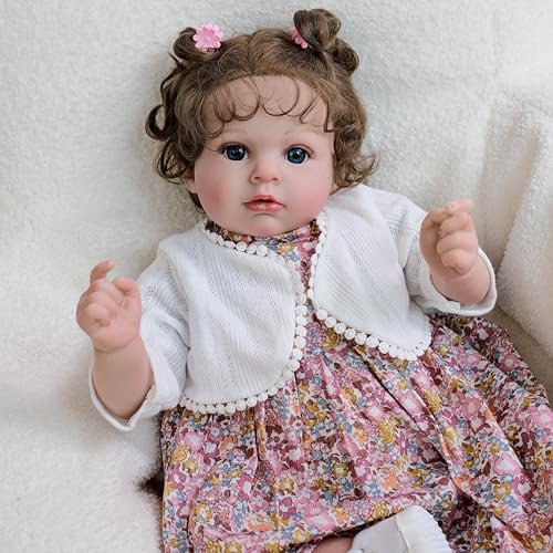 RXDOLL Reborn Baby Puppen Realistische 20 Zoll Weiche Tuch Körper Lifelike Wurzelhaar Neugeborene Babypuppen Echtes Leben Spielzeug Geschenke für Kinder Alter 3+ RXDOLL Reborn Baby Puppen Realistische 20 Zoll Weiche Tuch Körper Lifelike Wurzelhaar Neugeborene Babypuppen Echtes Leben Spielzeug Geschenke für Kinder Alter 3+ von RXDOLL