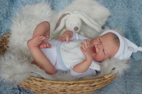 RXDOLL Reborn Baby Puppen Realistische Gewichtete 19 Zoll 48 cm Weiche Tuch Körper Handmade Lifelike Weinen Real Life Neugeborene Bebe Spielzeug Geschenke für Kinder Alter 3+ RXDOLL Reborn Baby Puppen Realistische Gewichtete 19 Zoll 48 cm Weiche Tuch Körper Handmade Lifelike Weinen Real Life Neugeborene Bebe Spielzeug Geschenke für Kinder Alter 3+ von RXDOLL
