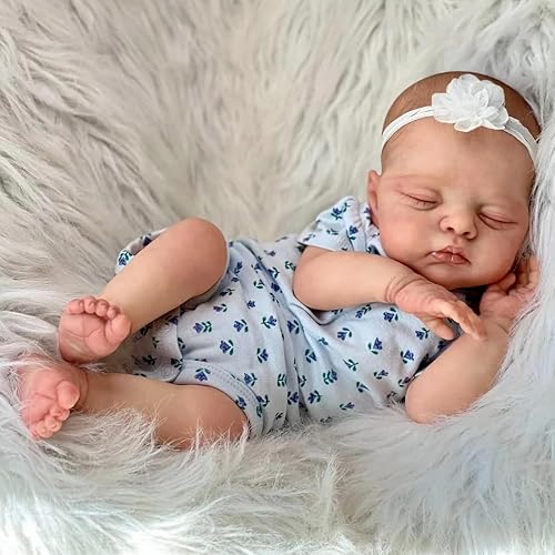 RXDOLL Reborn Babypuppen, 48,3 cm, weicher Stoffkörper, realistische Neugeborenenen-Babypuppe, Vinyl-Silikon, lebensechte Kleinkind-Puppen, handgefertigtes Spielzeug für Kindergeburtstagsgeschenke RXDOLL Reborn Babypuppen, 48,3 cm, weicher Stoffkörper, realistische Neugeborenenen-Babypuppe, Vinyl-Silikon, lebensechte Kleinkind-Puppen, handgefertigtes Spielzeug für Kindergeburtstagsgeschenke von RXDOLL