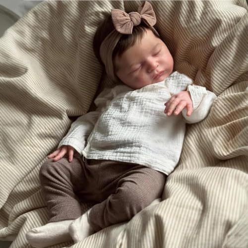 RXDOLL Reborn Babypuppen Silikon Ganzkörper 20 Zoll Anatomisch Korrekte Babypuppe, die echt lebensecht aussehen Neugeborene Vinylpuppe Realistische Babys Mädchen Wasserdichtes Spielzeug für Kinder RXDOLL Reborn Babypuppen Silikon Ganzkörper 20 Zoll Anatomisch Korrekte Babypuppe, die echt lebensecht aussehen Neugeborene Vinylpuppe Realistische Babys Mädchen Wasserdichtes Spielzeug für Kinder von RXDOLL