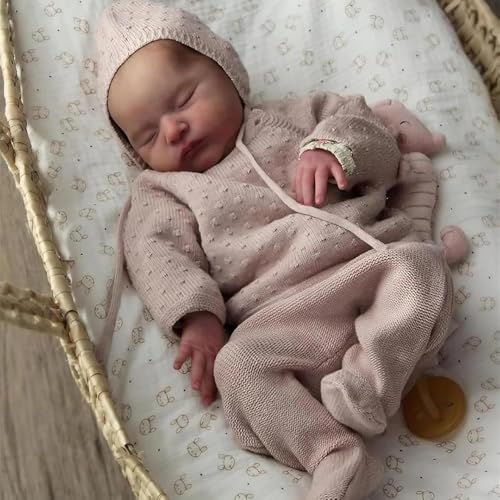 RXDOLL Reborn Babypuppen Silikon Ganzkörper 50,8 cm lebensechte realistische Neugeborene Babypuppen, die echt aussehen wie Baby-Puppe, handgefertigte Reborn-Kleinkind-Puppe für Kinder ab 3 Jahren von RXDOLL