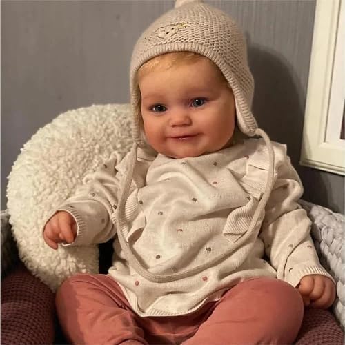 RXDOLL Reborn Babypuppen Silikon Ganzkörper Maddie 20 Zoll Realistische Neugeborene Säuglingspuppe Mädchen Anatomisch Korrekte Babypuppen, die echt aussehen Vollsilikon Babies Puppe von RXDOLL