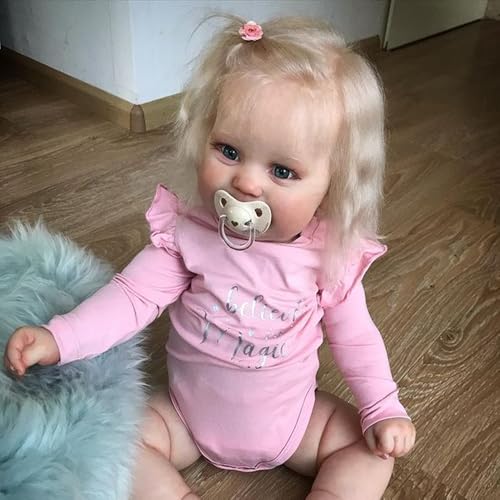 RXDOLL Reborn Babypuppen Silikon Ganzkörper Maddie Girl 20 Zoll Realistische Neugeborene Säuglingspuppe Anatomisch Korrekte Babypuppen, die echt lächelnde Silikon Babies Puppe aussehen RXDOLL Reborn Babypuppen Silikon Ganzkörper Maddie Girl 20 Zoll Realistische Neugeborene Säuglingspuppe Anatomisch Korrekte Babypuppen, die echt lächelnde Silikon Babies Puppe aussehen von RXDOLL
