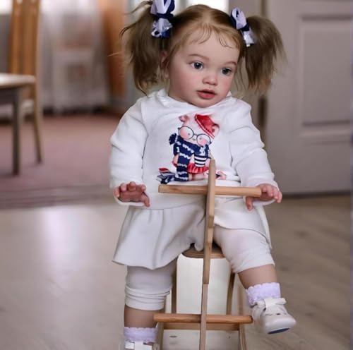 RXDOLL Reborn Dolls Riesige Babygröße 26 Zoll 66 cm Reborn Kleinkindpuppen Lebensechte Mädchen Weicher Stoffkörper Realistische Babypuppen, die aus echtem Silikon aussehen Babypuppe für Kinder ab 3 RXDOLL Reborn Dolls Riesige Babygröße 26 Zoll 66 cm Reborn Kleinkindpuppen Lebensechte Mädchen Weicher Stoffkörper Realistische Babypuppen, die aus echtem Silikon aussehen Babypuppe für Kinder ab 3 von RXDOLL