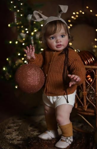 RXDOLL Reborn Kleinkind-Puppen, Mädchen, 66 cm, realistische Reborn-Babypuppe, Stoffkörper, große Größe, Kleinkind-Babypuppe, die aus echtem Silikon aussieht, für Kinder ab 3 Jahren oder Sammler RXDOLL Reborn Kleinkind-Puppen, Mädchen, 66 cm, realistische Reborn-Babypuppe, Stoffkörper, große Größe, Kleinkind-Babypuppe, die aus echtem Silikon aussieht, für Kinder ab 3 Jahren oder Sammler von RXDOLL