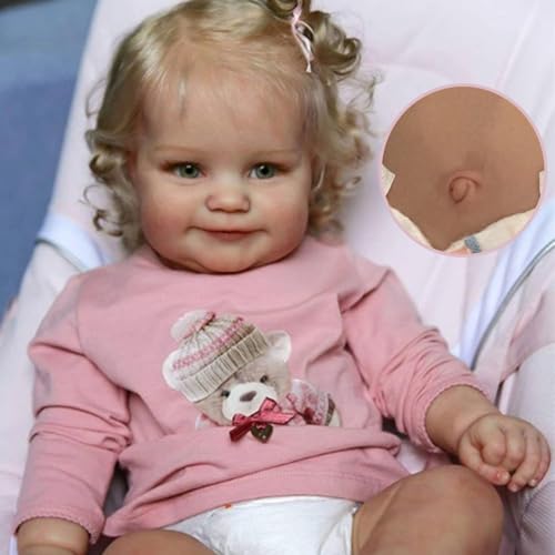 RXDOLL Reborn Realistische Babypuppen Silikon Ganzkörper Vinyl 20 Zoll Anatomisch Korrekt Lebensechte Babypuppe, die echt aussehen Neugeborene Babys Mädchen Blaue Augen Spielzeug RXDOLL Reborn Realistische Babypuppen Silikon Ganzkörper Vinyl 20 Zoll Anatomisch Korrekt Lebensechte Babypuppe, die echt aussehen Neugeborene Babys Mädchen Blaue Augen Spielzeug von RXDOLL