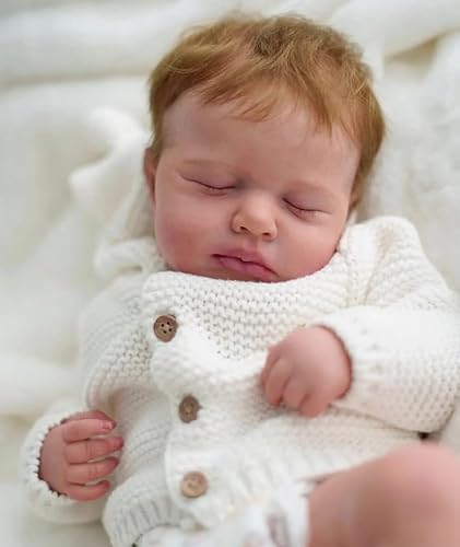 RXDOLL Sleeping Reborn Baby Dolls Girl Loulou 20 Inch Realistic Newborn Doll Soft Cloth Body Weighted Baby Dolls That Look Real Silicone Babies Infant Doll Toys Gifts RXDOLL Sleeping Reborn Baby Dolls Girl Loulou 20 Inch Realistic Newborn Doll Soft Cloth Body Weighted Baby Dolls That Look Real Silicone Babies Infant Doll Toys Gifts von RXDOLL